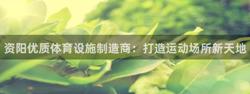 意昂体育3娱乐：资阳优质体育设施制造商：打造运动场所